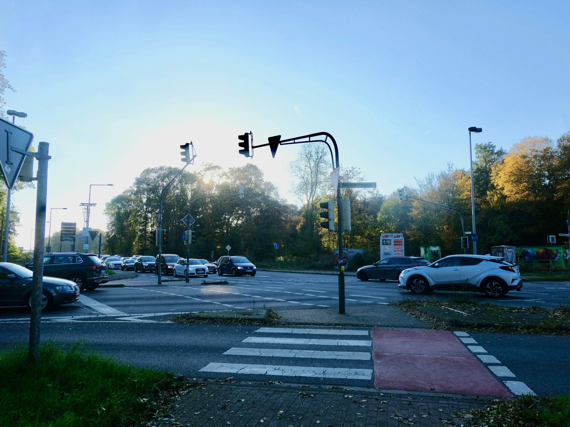 Die Kreuzung Militärring/Luxemburger Straße. (Archivfoto)