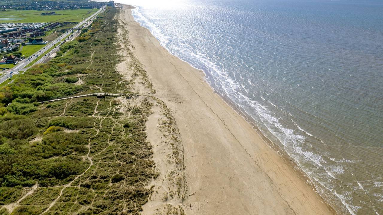 Küste von Blankenberge in Belgien