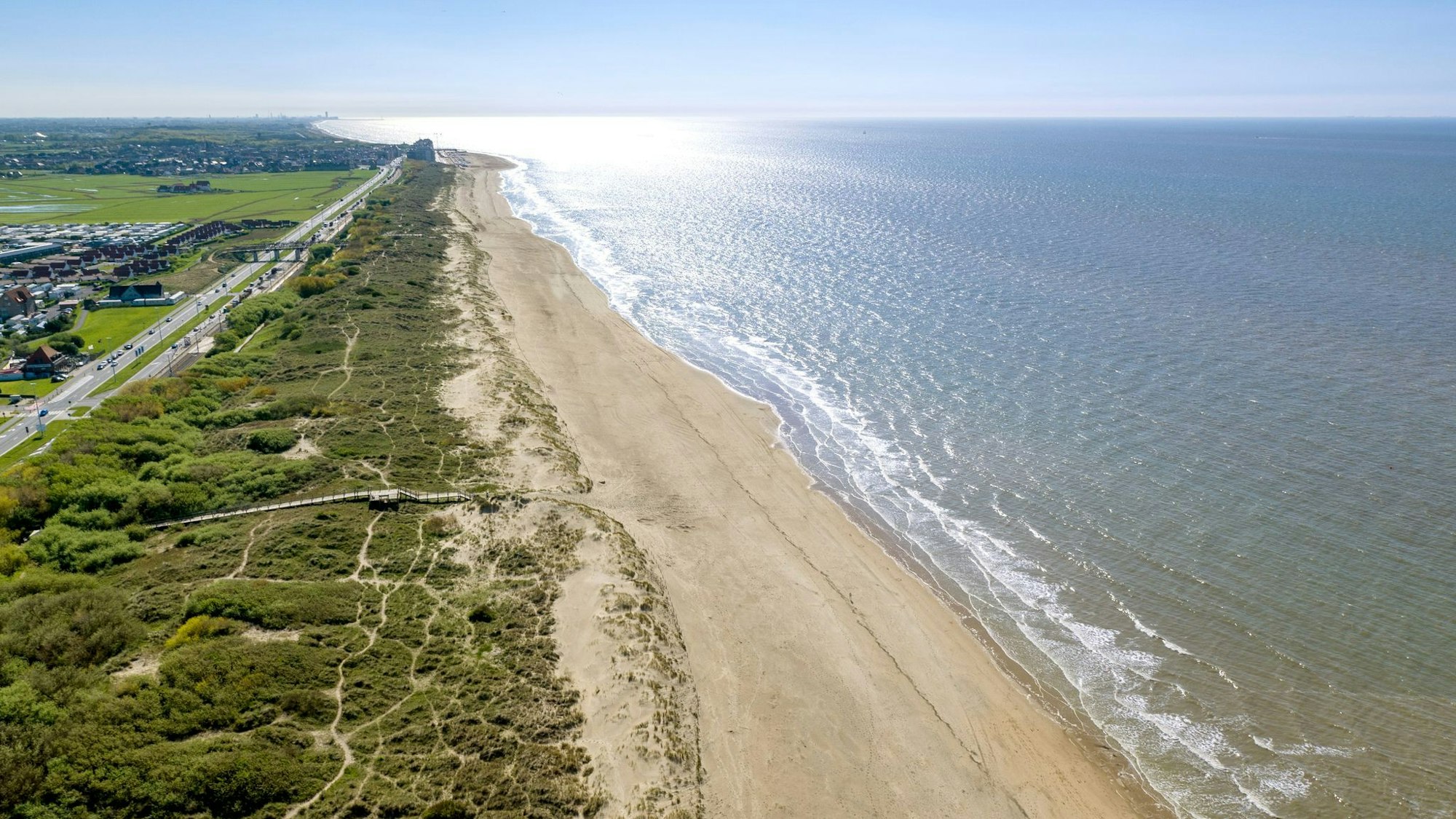 Küste von Blankenberge in Belgien