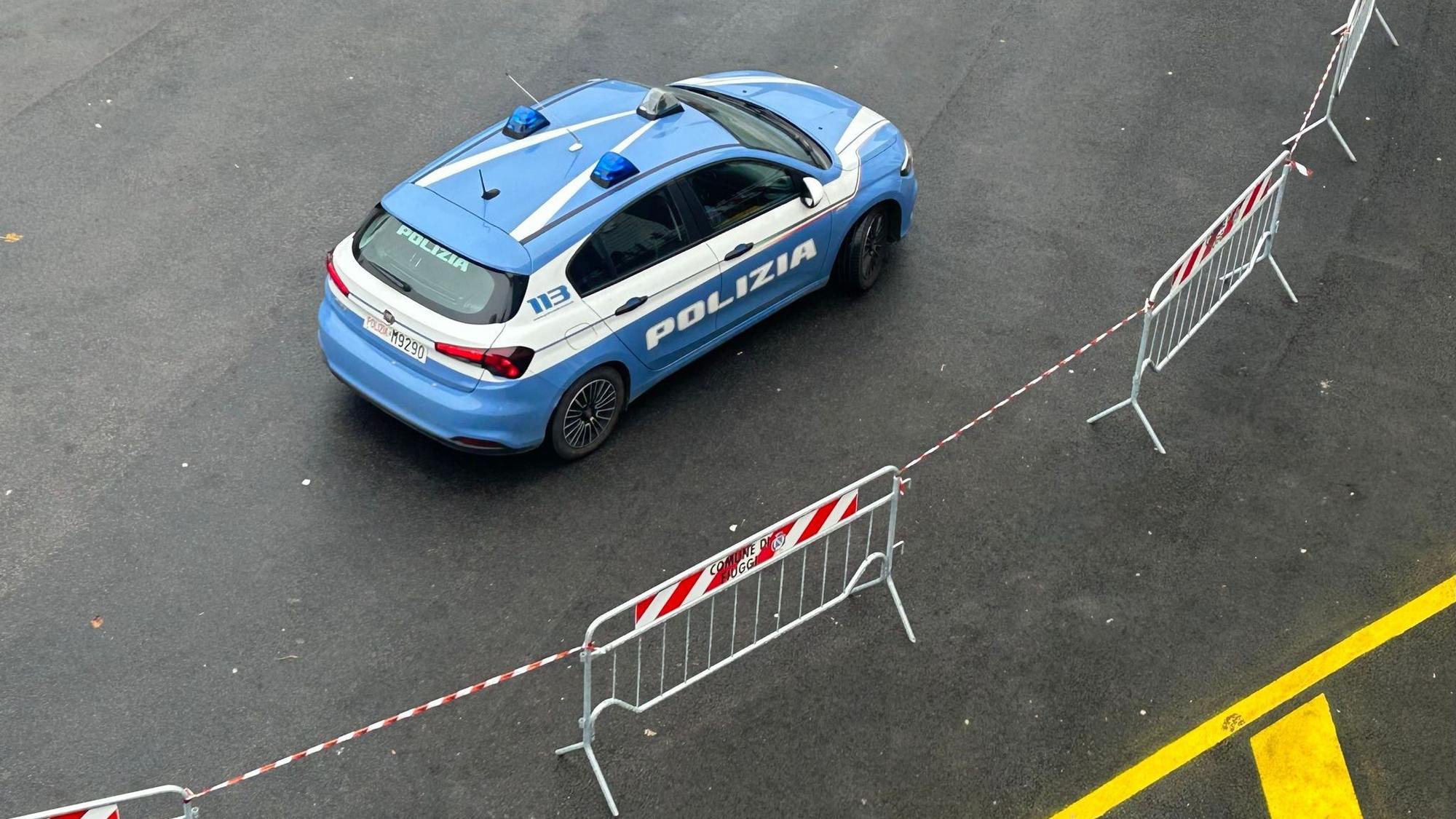 ILLUSTRATION - Auto der italienischen Polizei