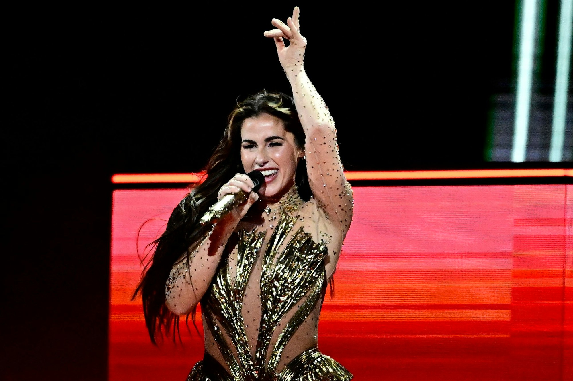 Begeisterte nicht nur Köln mit ihrem Auftritt: Sarah Engels beim ESC-Finale.