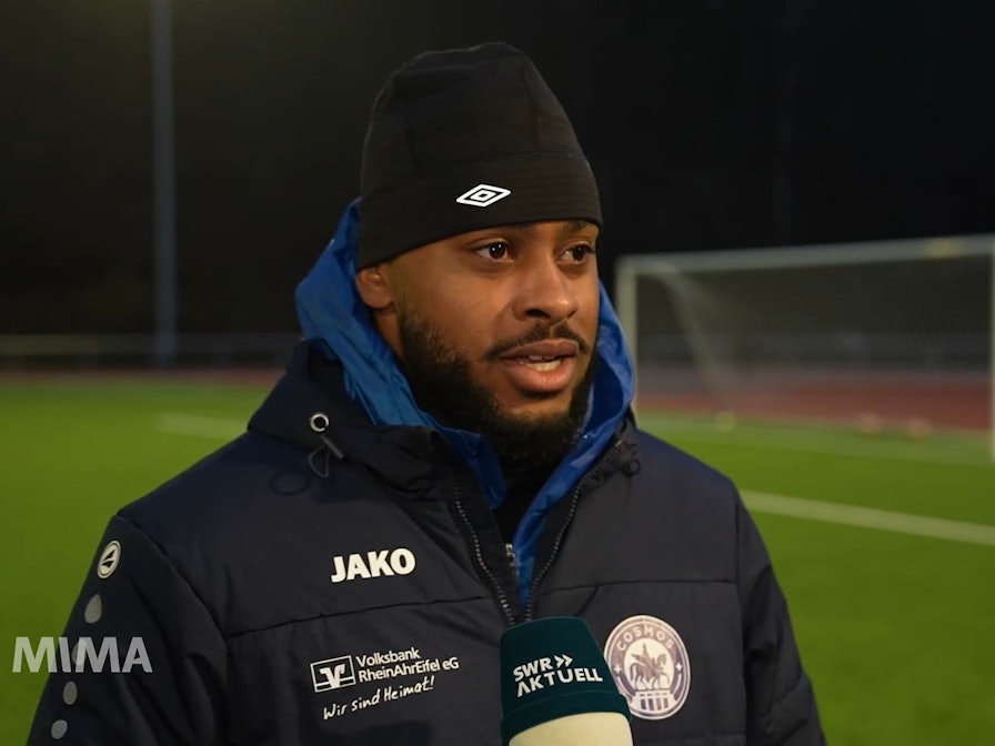 TV-Interview mit Josué Duverger.