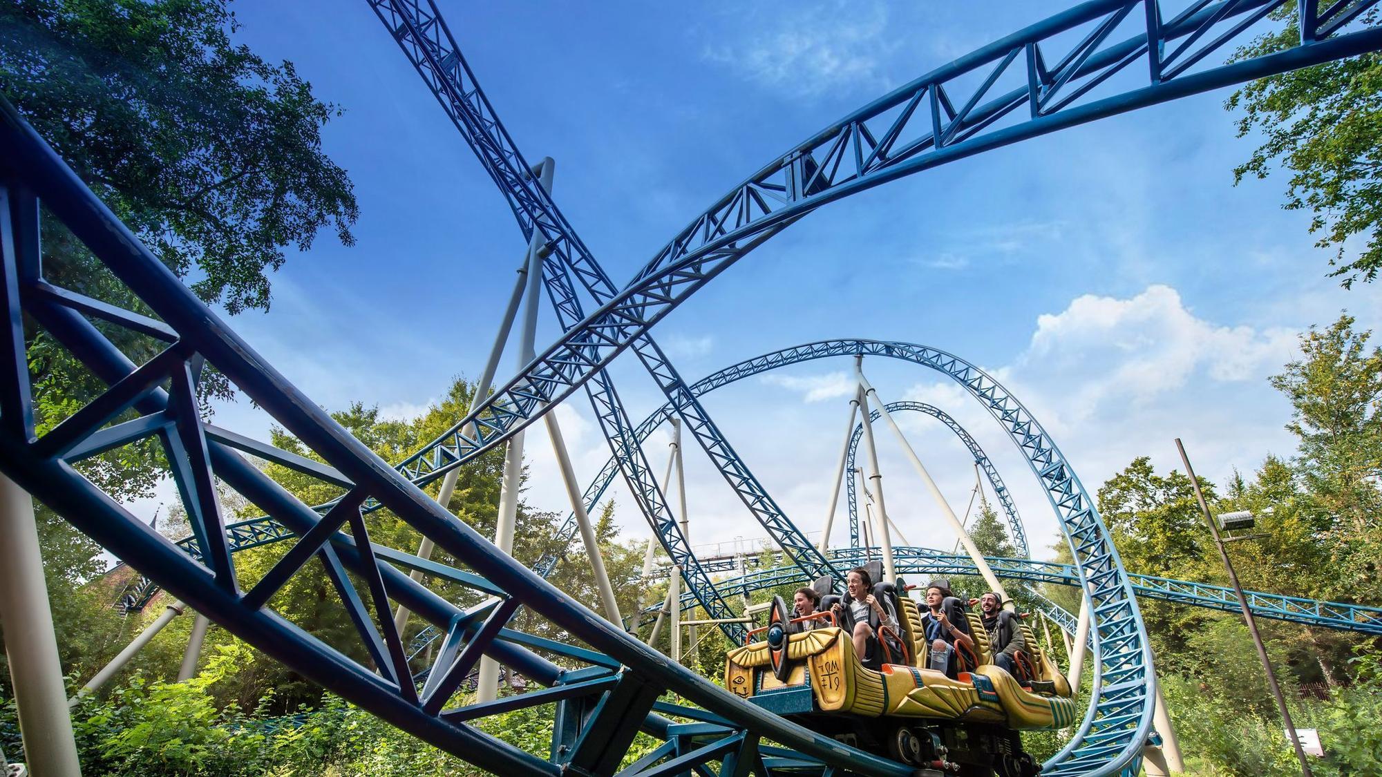 Achterbahn im Plopsaland De Panne