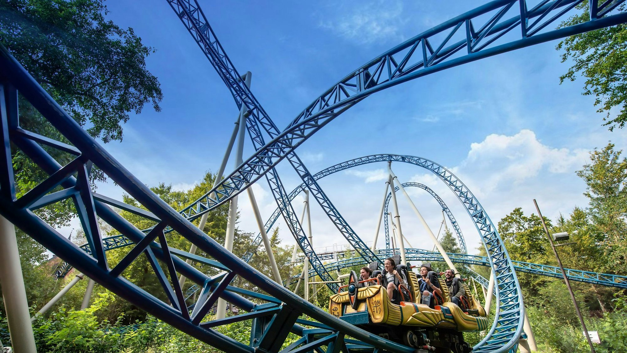Achterbahn im Plopsaland De Panne