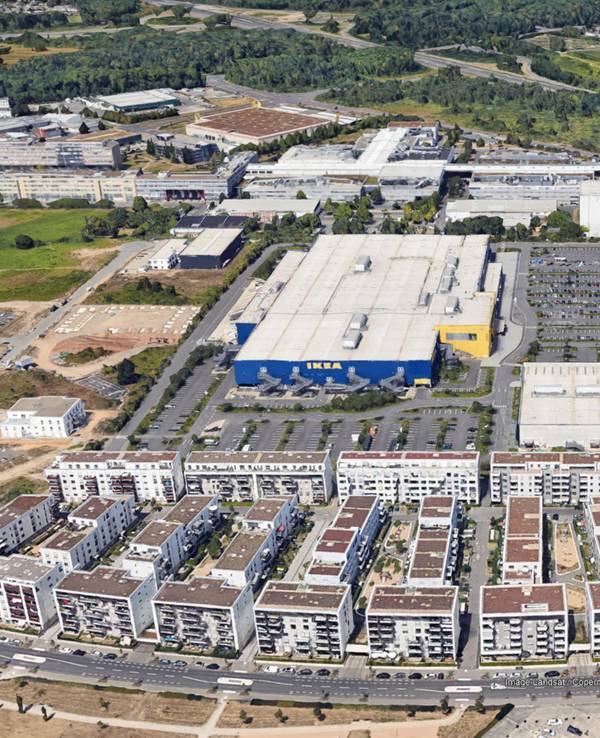 Luftbild Ikea am Butzweiler Hof