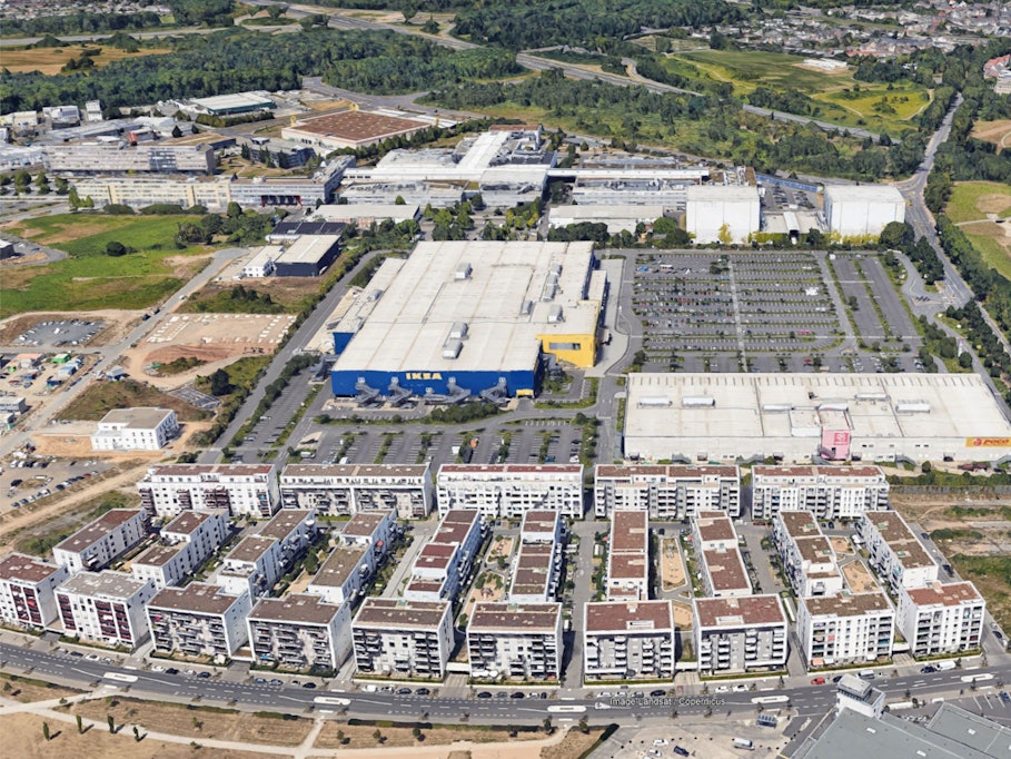 Luftbild Ikea am Butzweiler Hof