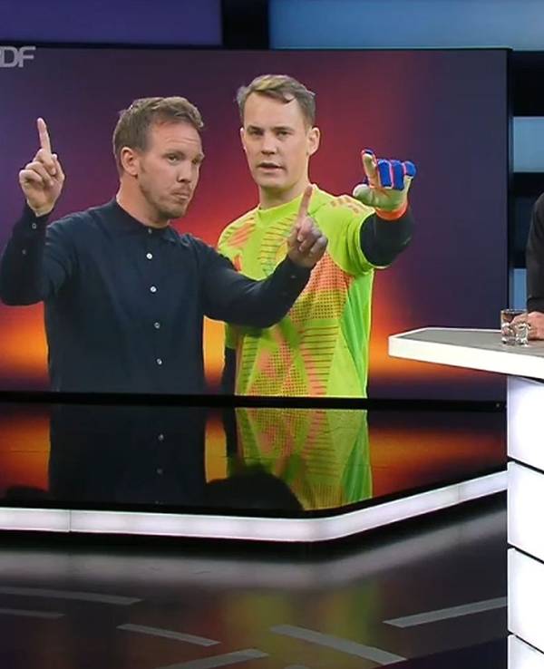 Julian Nagelsmann bei einem Interview.