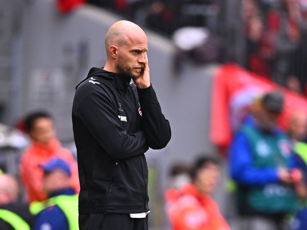René Wagner beim Spiel gegen die Bayern.