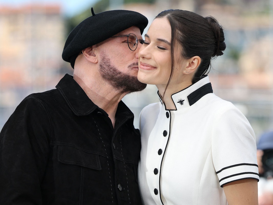 John Travolta mit seiner Tochter Ella Bleu Travolta in Cannes.