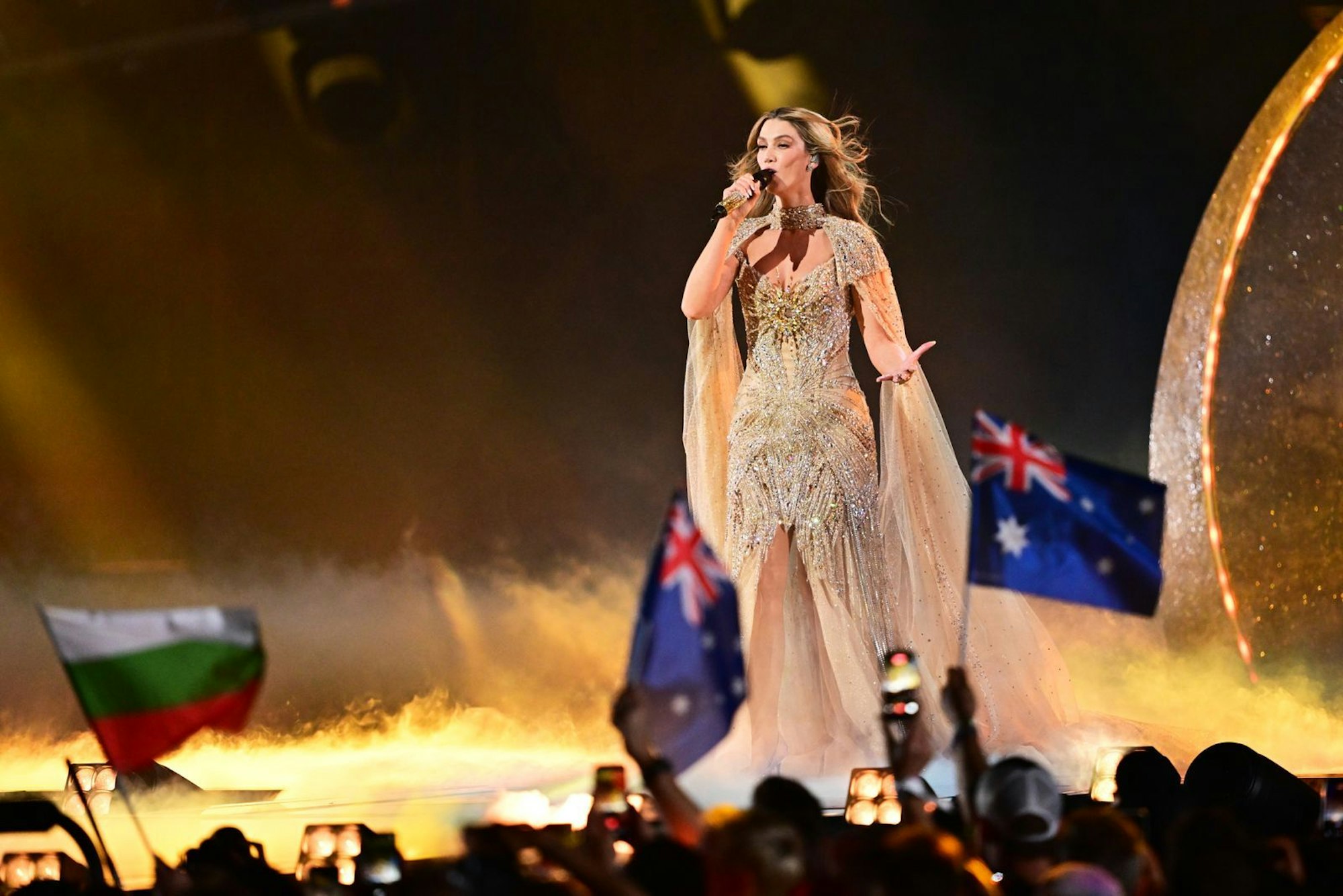 Delta Goodrem galt als Favoritin. Der australische Superstar musste sich am Ende mit Rang vier begnügen. (Bild: 2026 Getty Images/Christian Bruna)