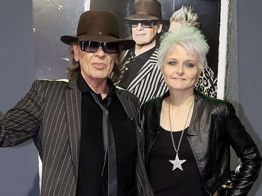 Sie sind seit über 25 Jahren Partner - beruflich wie privat: Udo Lindenberg und Fotografin Tine Acke. (Bild: Hannelore Foerster/Getty Images)