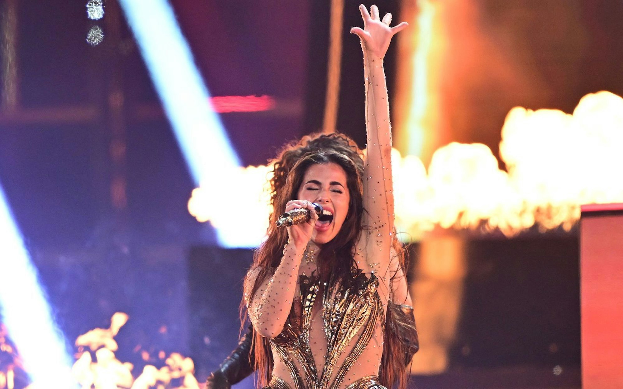 Sarah Engels gab alles für Deutschland - aber mehr als der 23. und drittletzte Platz sprang beim 70. Eurovision Song Contest leider nicht heraus. (Bild: 2026 Getty Images/Christian Bruna)