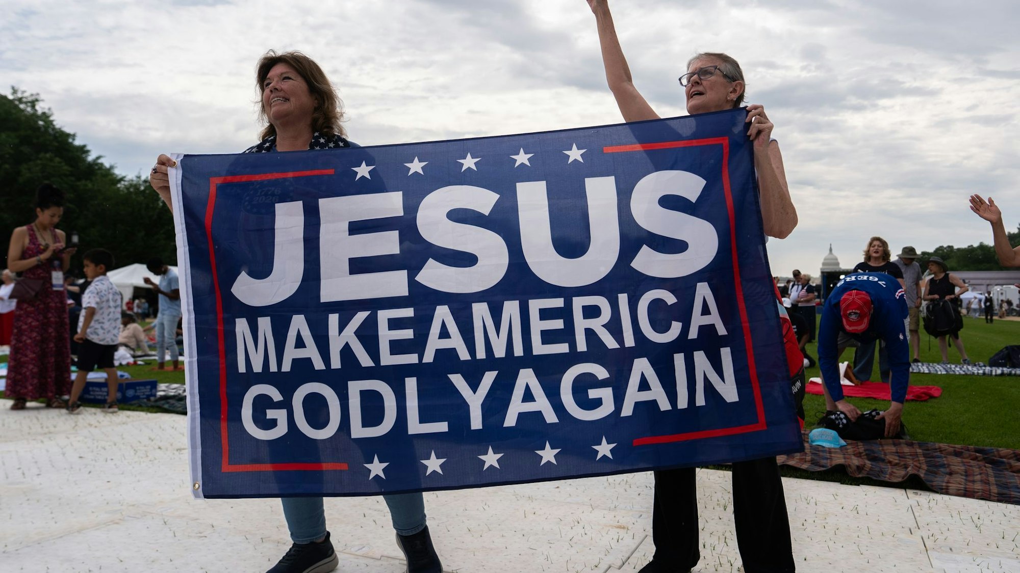 Gebetsveranstaltung konservativer Christen zu 250 Jahre USA
