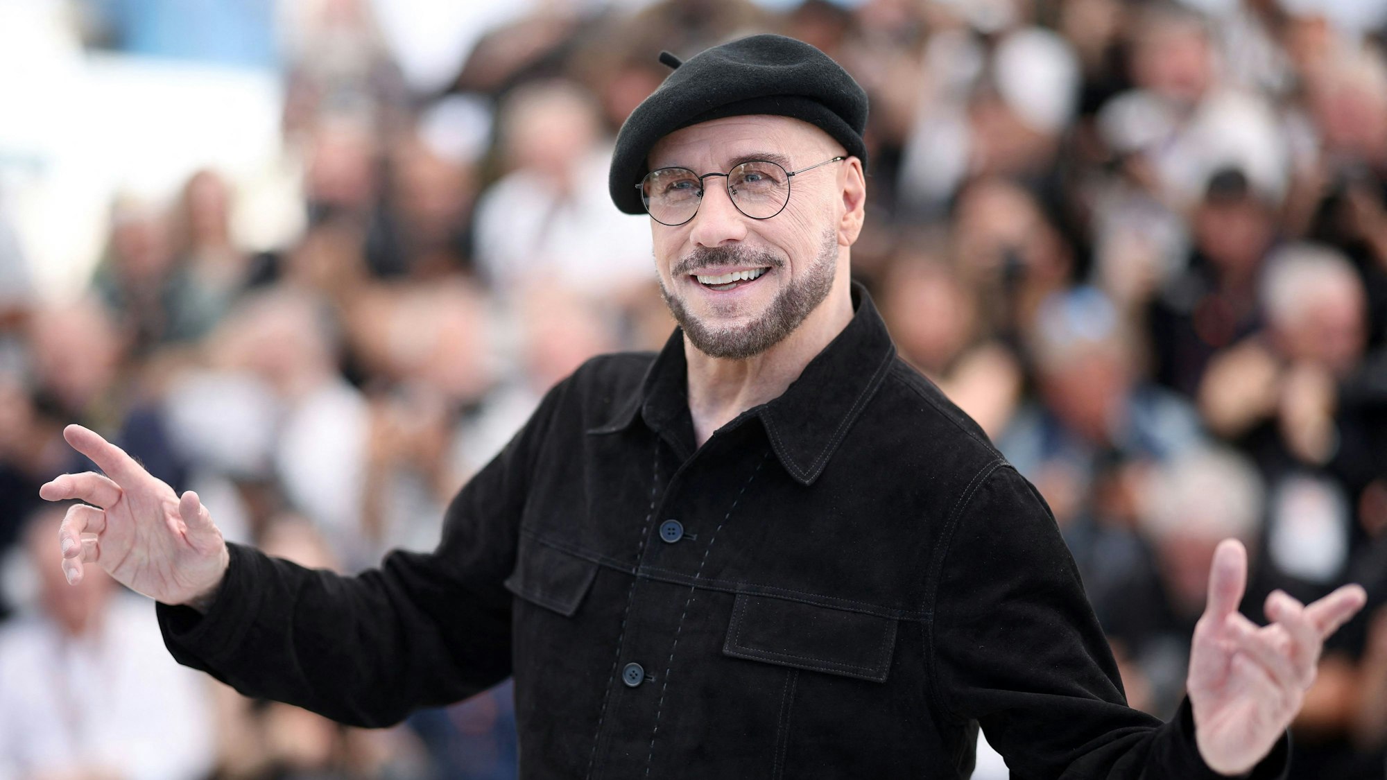 John Travolta bei seinem Auftritt in Cannes.
