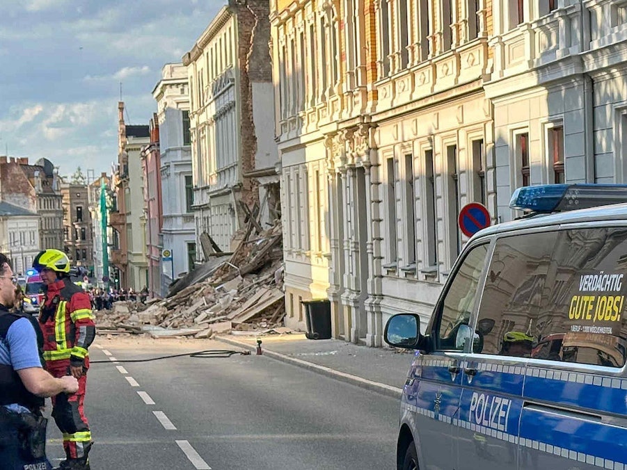 Haus in Görlitz eingestürzt