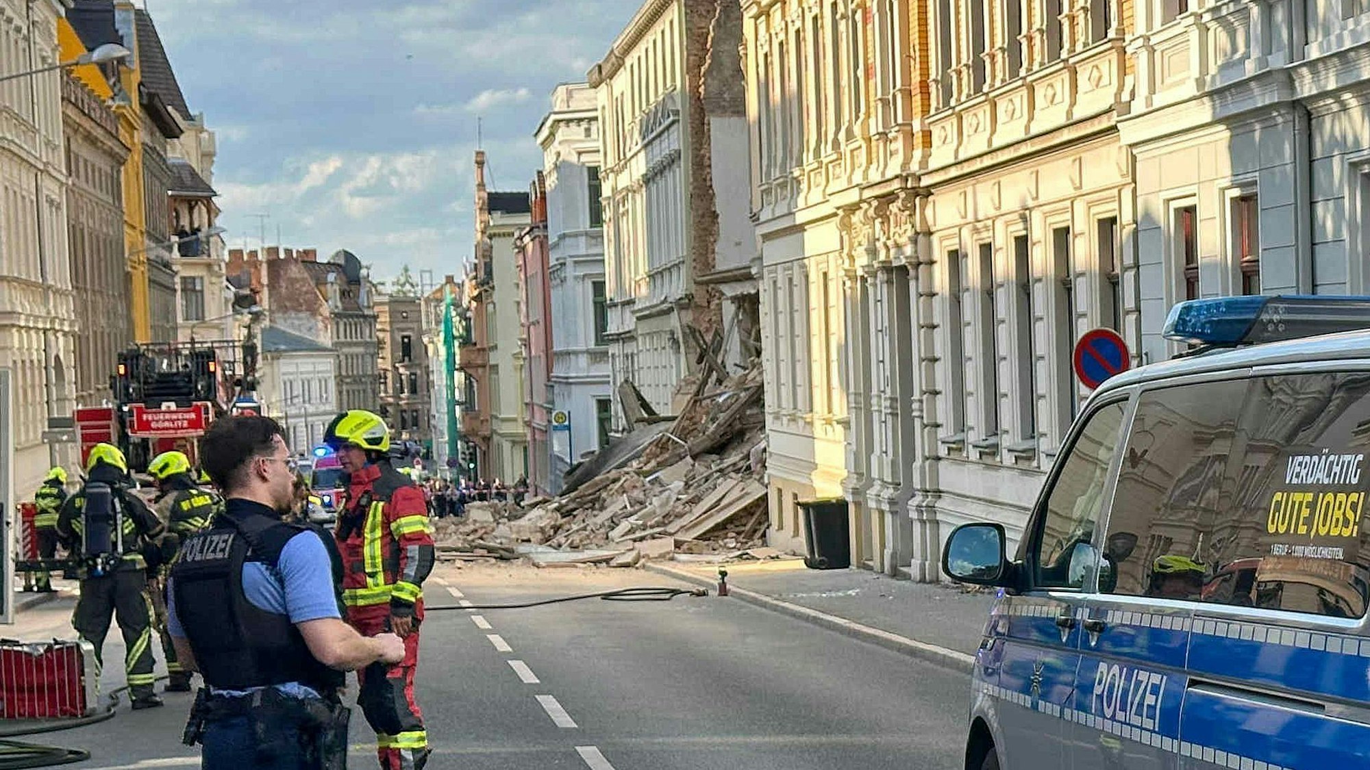 Haus in Görlitz eingestürzt