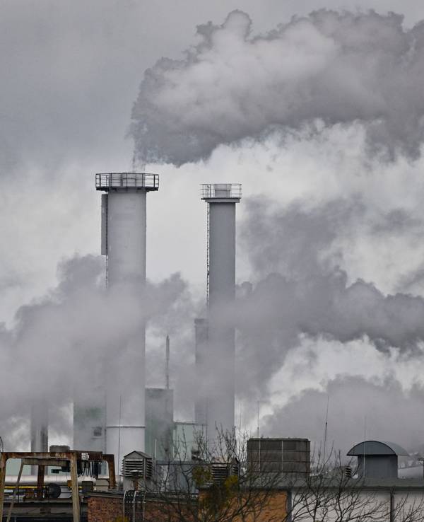 CO2-Emissionen von Industriebetrieb