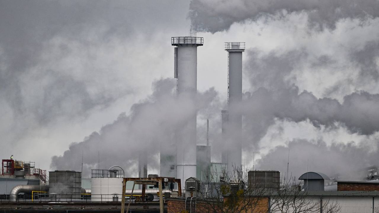 CO2-Emissionen von Industriebetrieb
