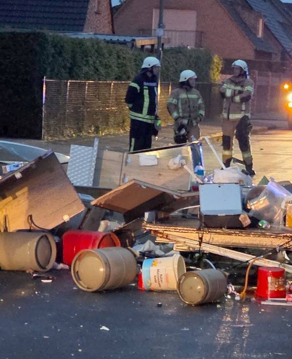 Imbisswagen explodiert