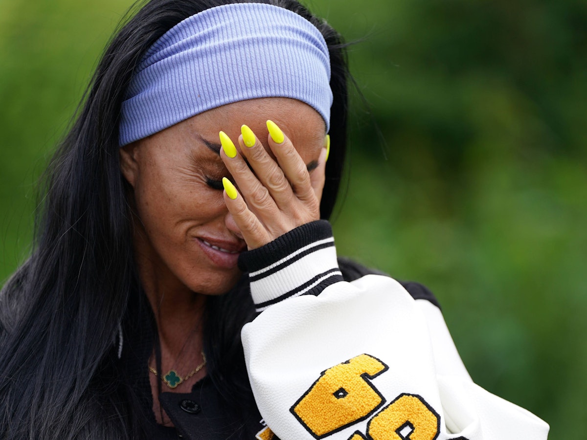 Katie Price, hier auf einem Foto im Juni 2025, ist verzweifelt. Von ihrem Ehemann Lee Andrews fehlt seit Tagen jede Spur.