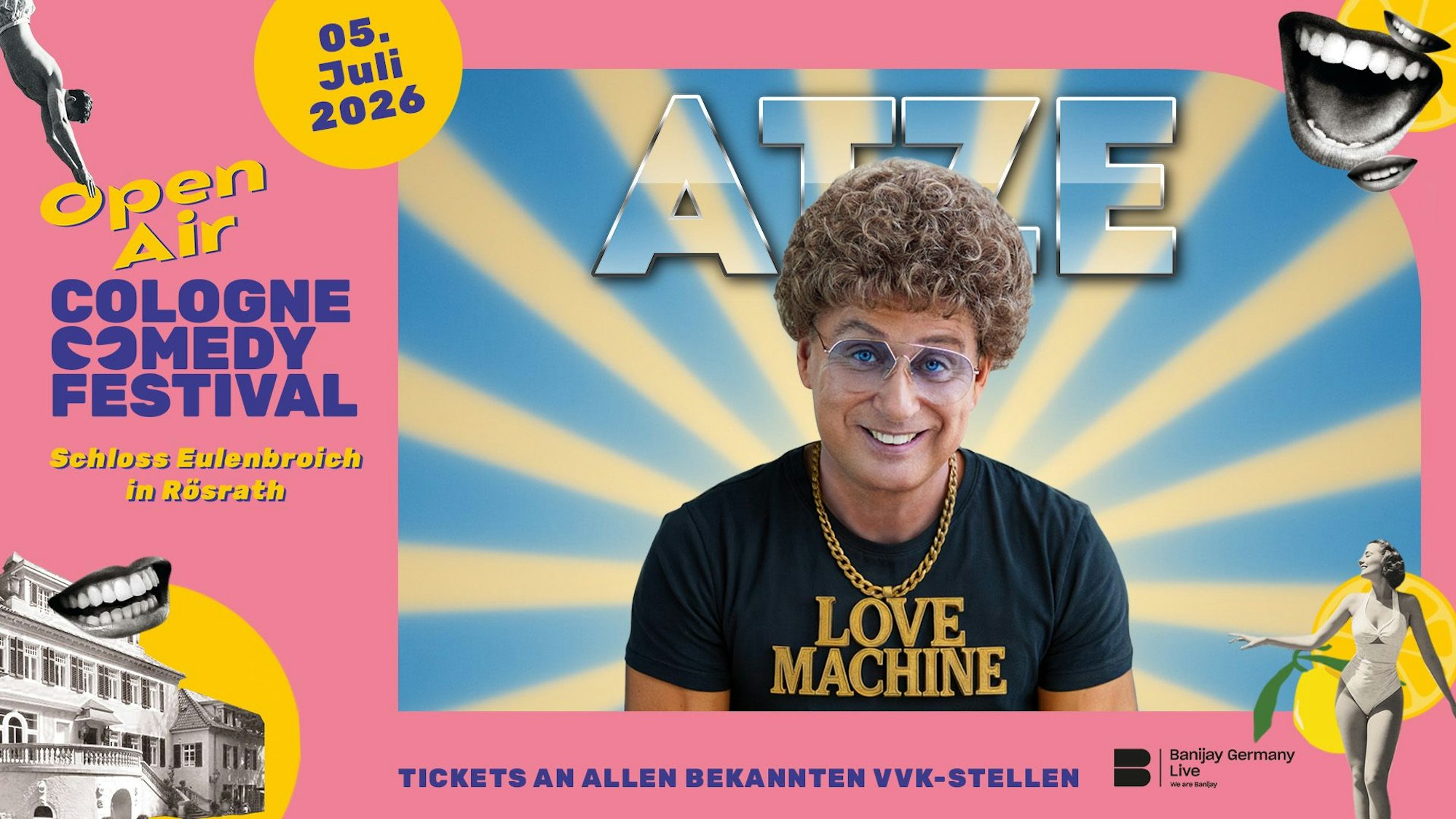 Atze Schröder – LOVEMACHINE | 05.07.2026, Schloss Eulenbroich