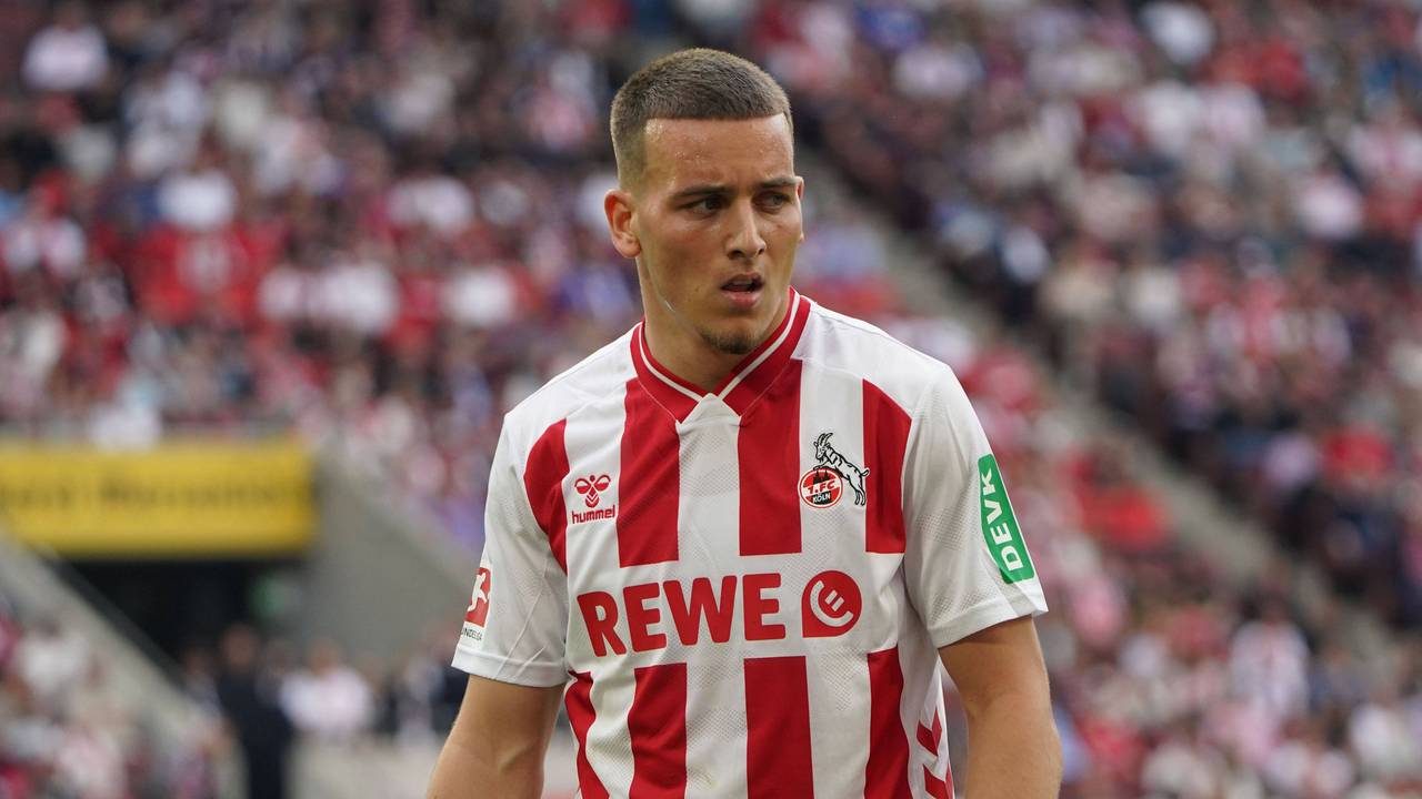 Said El Mala bei einem Spiel des 1. FC Köln auf dem Platz.