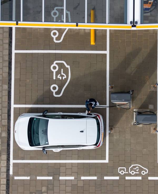 Schnellladepark für Elektromobile