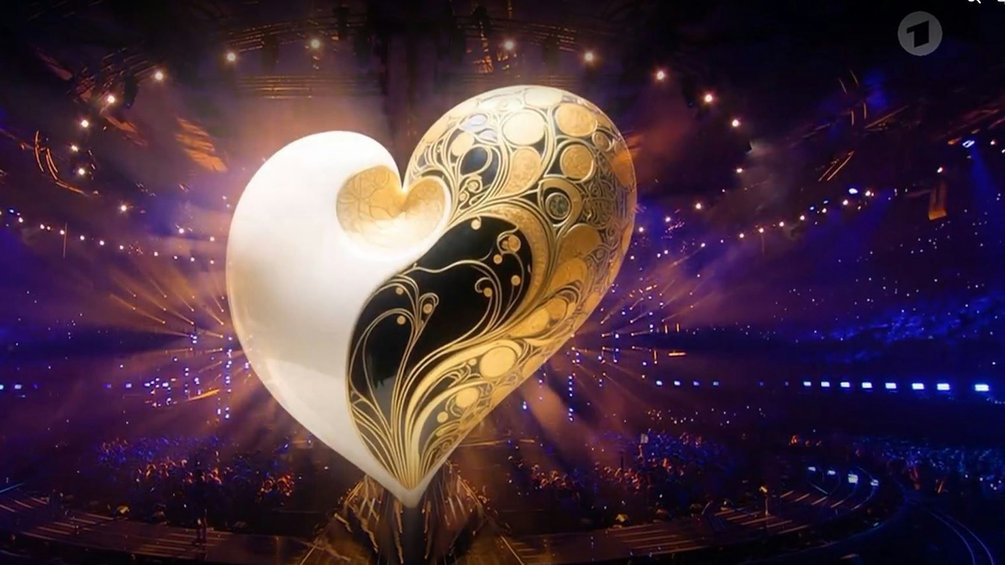 Das Bild der ARD vom Eurovision Song Contest ohne Live-Logo oben rechts