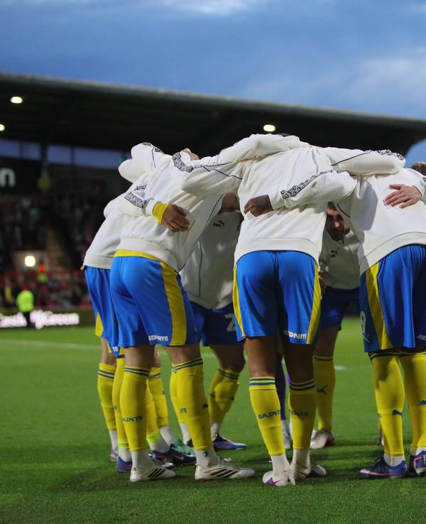 Spielerkreis beim FC Southampton.