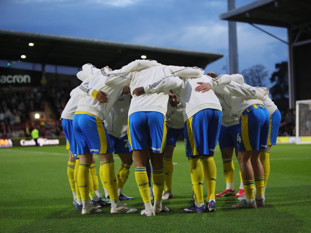 Spielerkreis beim FC Southampton.
