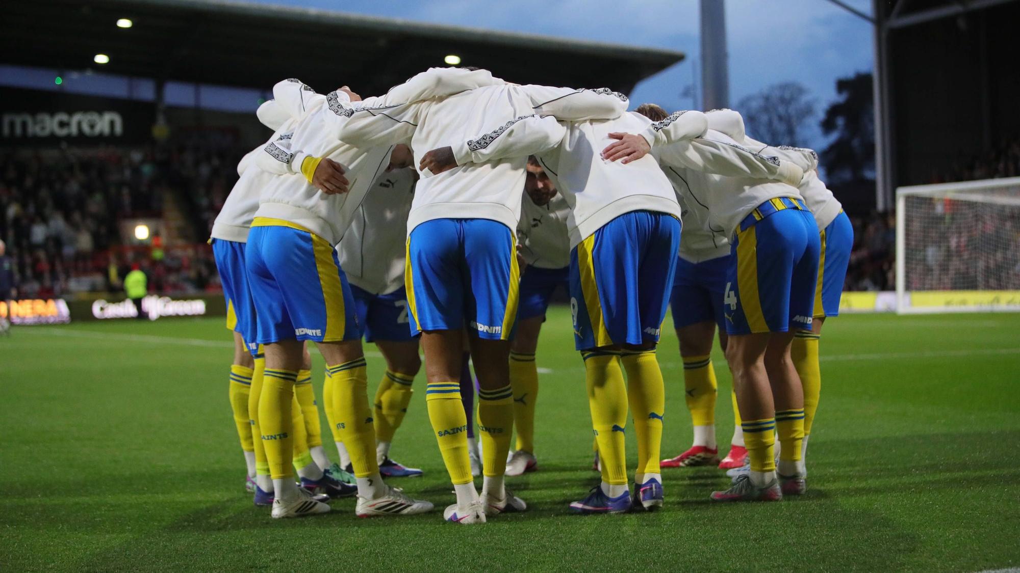 Spielerkreis beim FC Southampton.