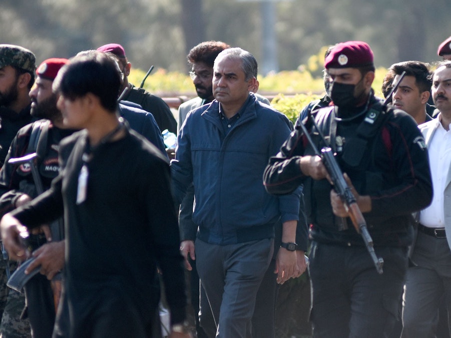Pakistans Innenminister Mohsin Naqvi