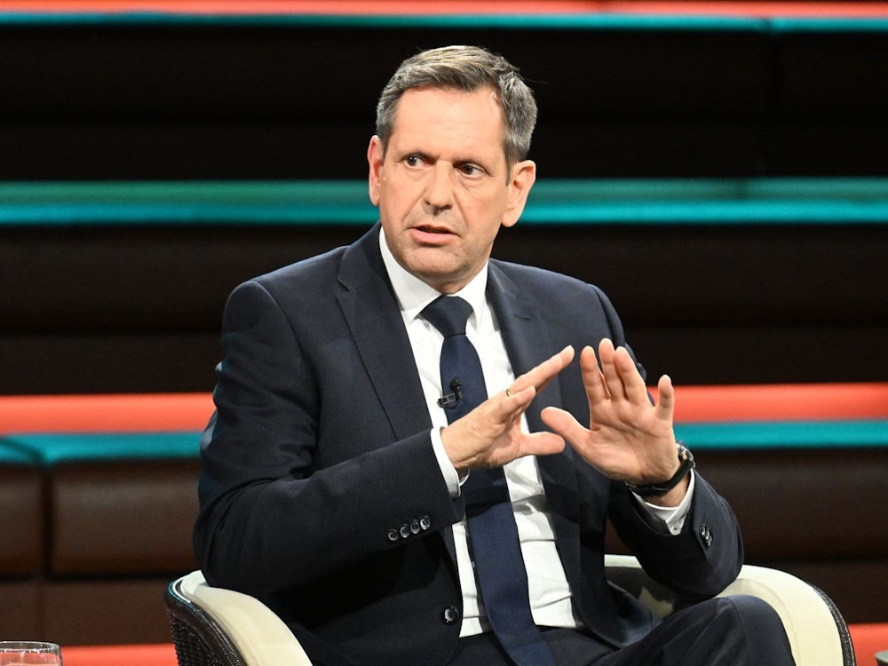SPD-Politiker Olaf Lies sprach bei „Markus Lanz“ über den Erfolg von Volkswagen in China. (Bild: ZDF / Markus Hertrich)
