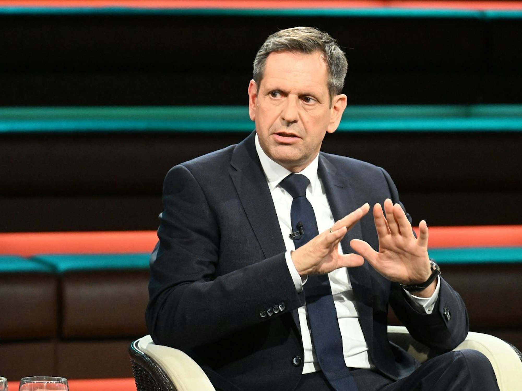 SPD-Politiker Olaf Lies sprach bei „Markus Lanz“ über den Erfolg von Volkswagen in China. (Bild: ZDF / Markus Hertrich)