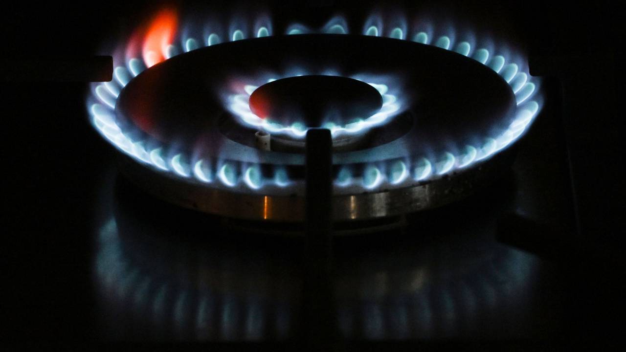 Gasflamme brennt