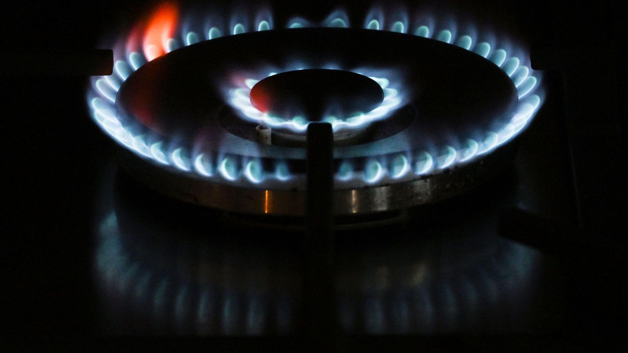 Gasflamme brennt