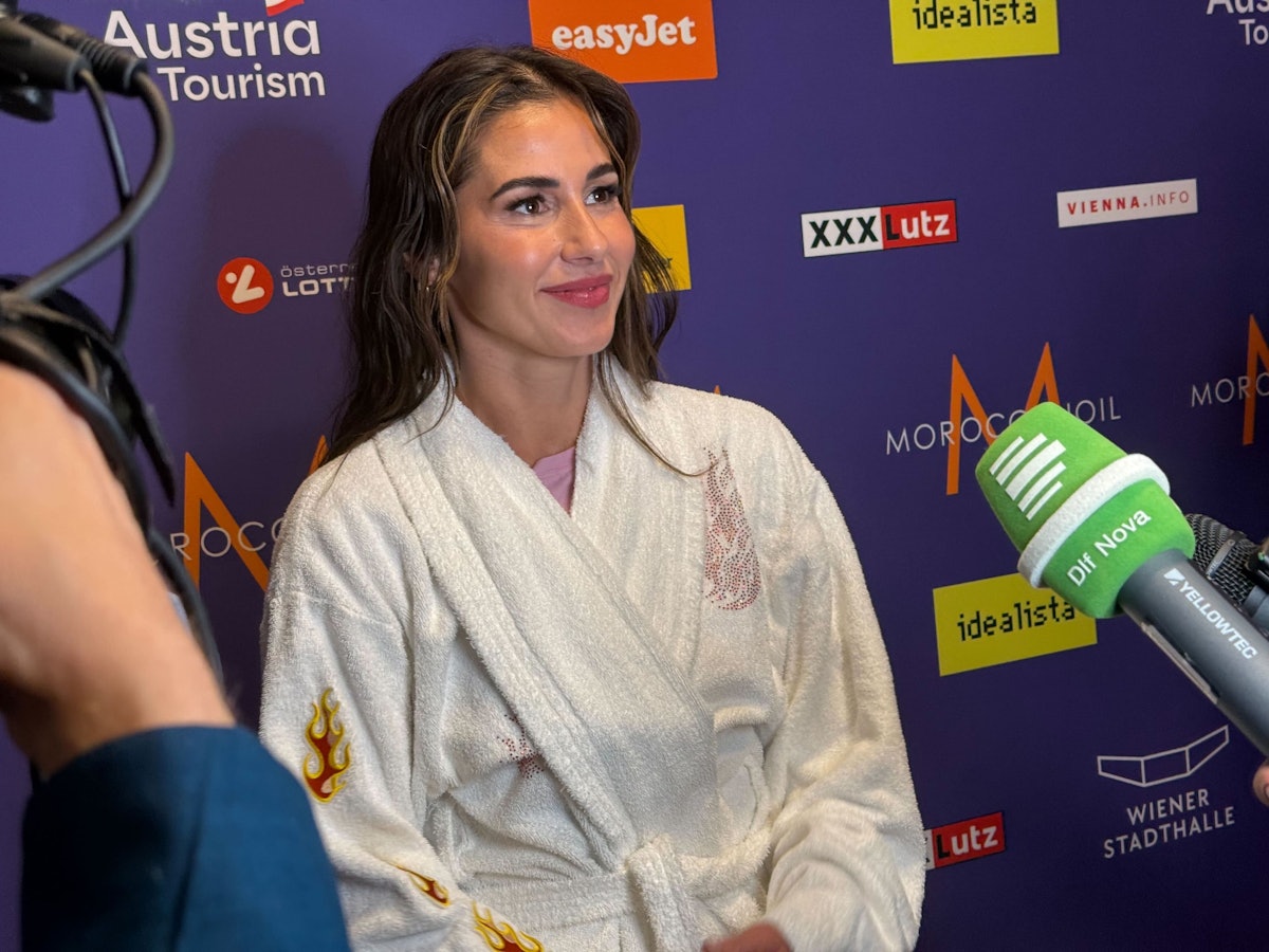 Sarah Engels nach dem Finale des 70. Eurovision Song Contest (ESC).