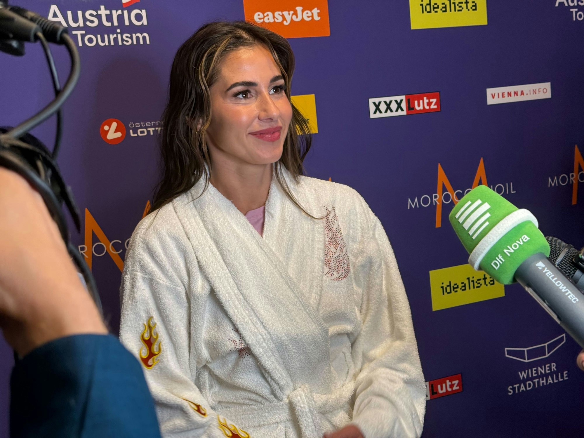 Sarah Engels nach dem Finale des 70. Eurovision Song Contest (ESC).