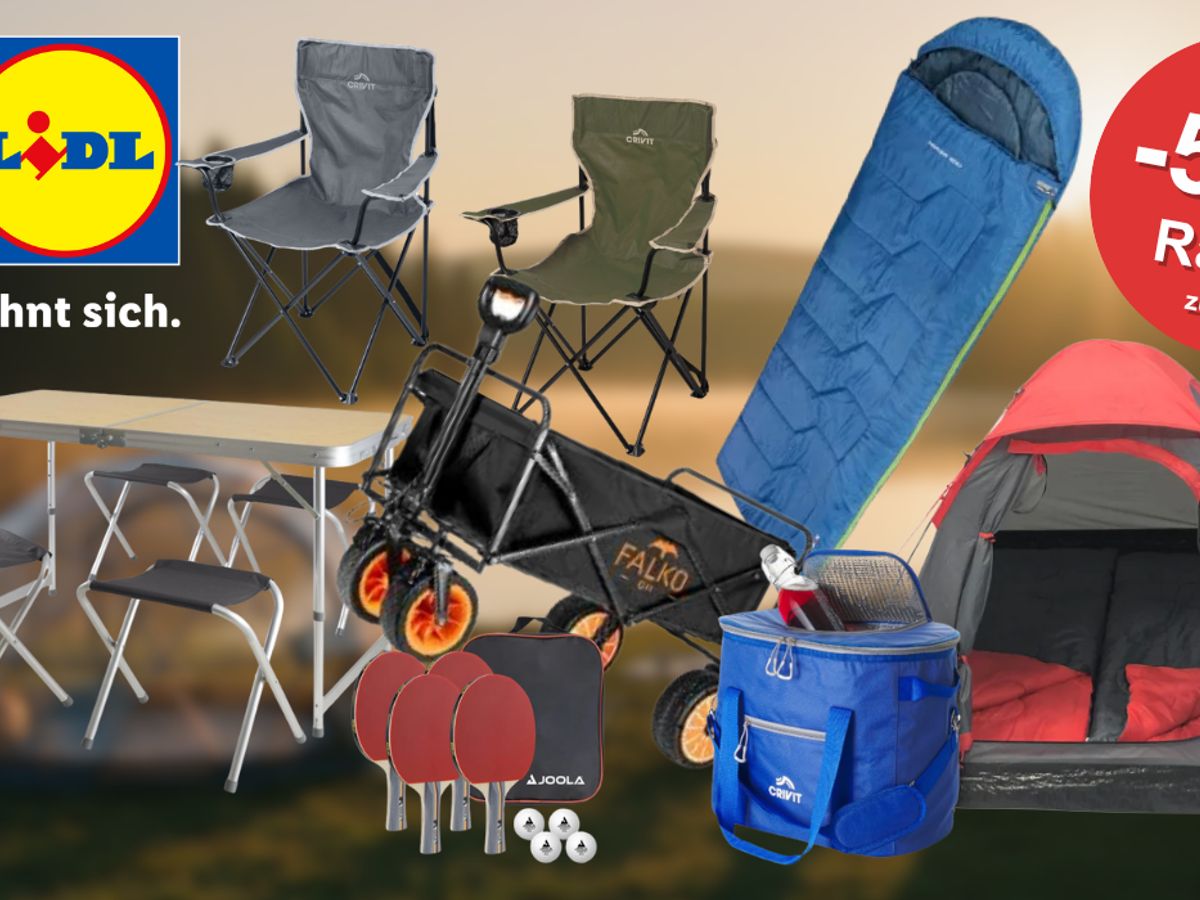 Lidl Camping-Knaller: Bis zu 57% Rabatt auf Zelte & Co. sichern!