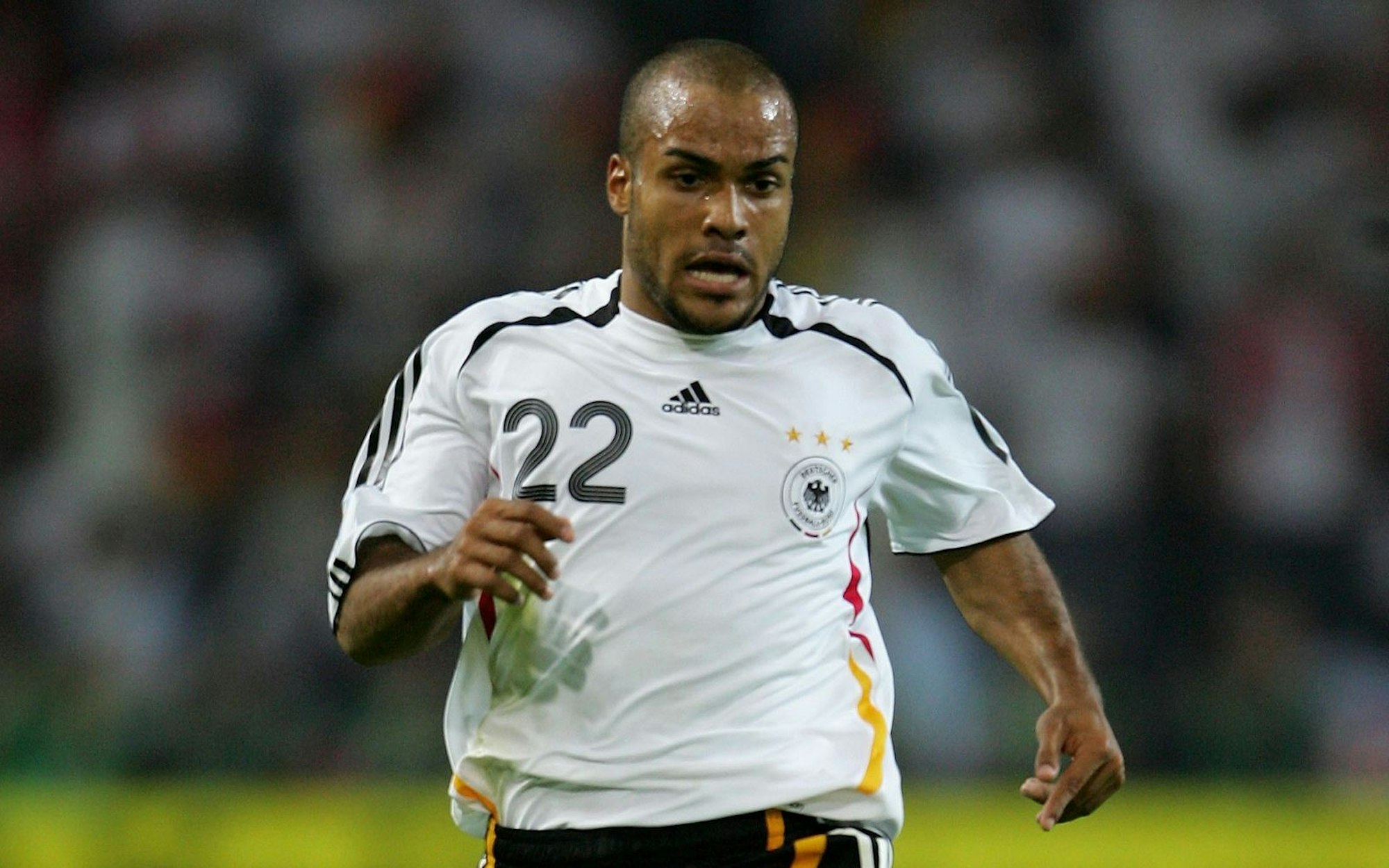 David Odonkor gelang bei der WM 2006 im Spiel gegen Polen eine wichtige Torvorlage. (Bild: 2006 Getty Images/Jamie McDonald)