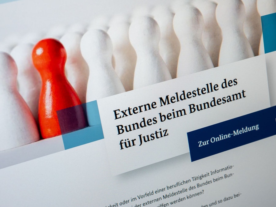 Hinweisgeberportal des Bundesamtes für Justi