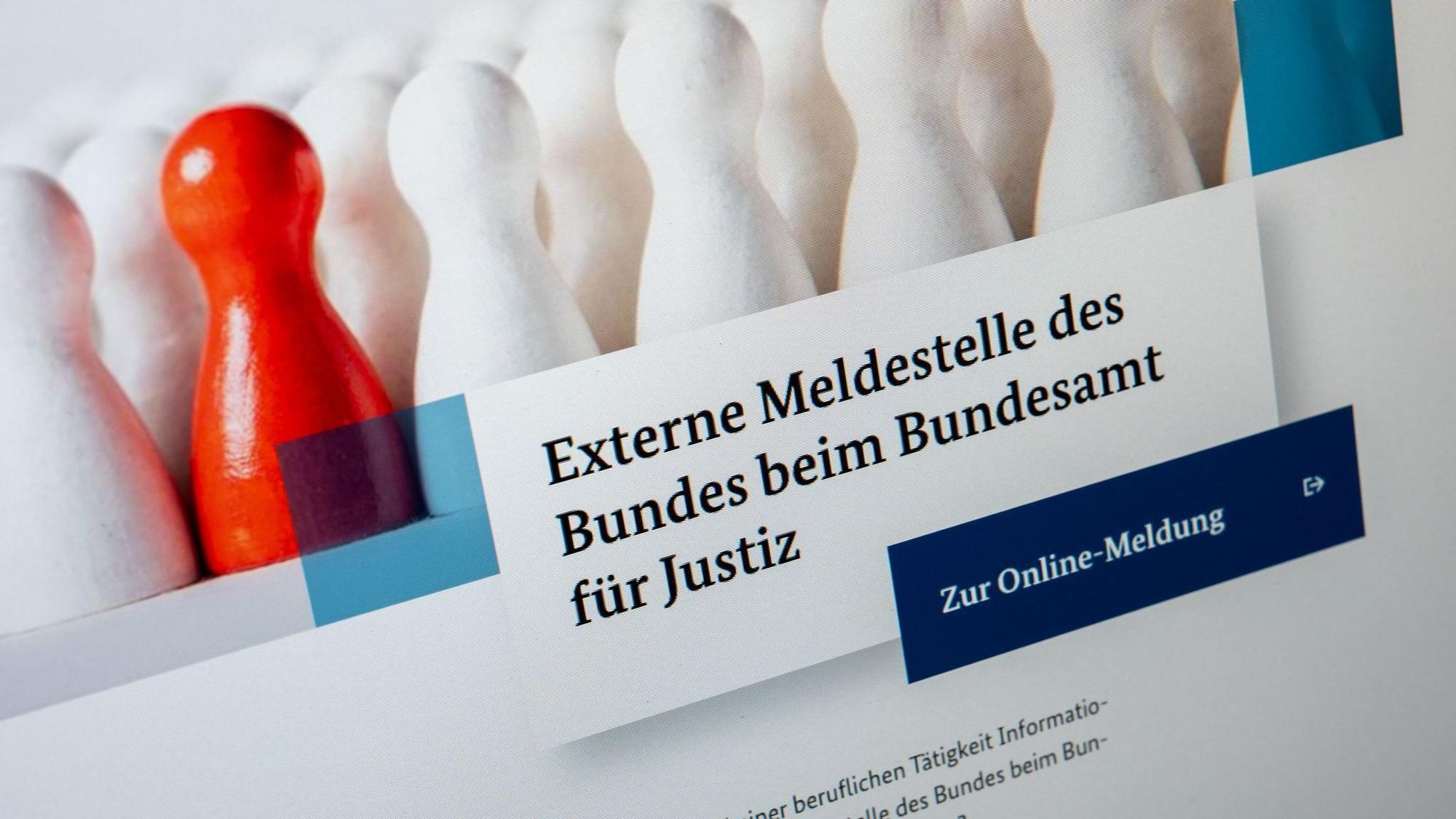 Hinweisgeberportal des Bundesamtes für Justi