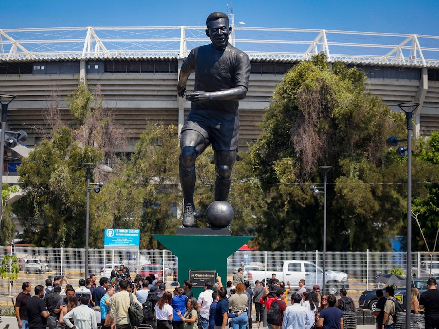 Fußball-WM 2026 - Einweihung einer Riesenstatue von Pele