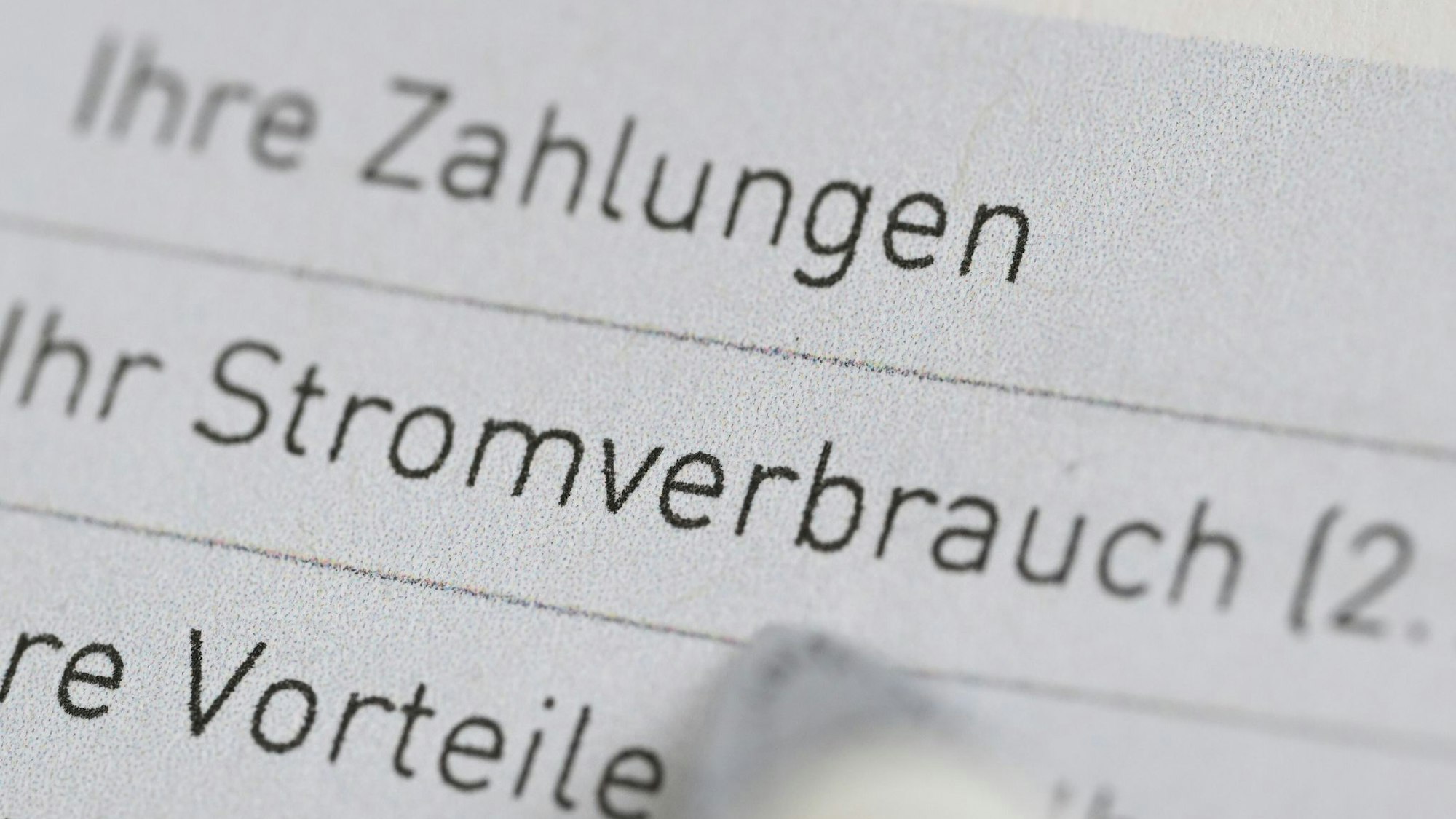 Eine Stromrechnung