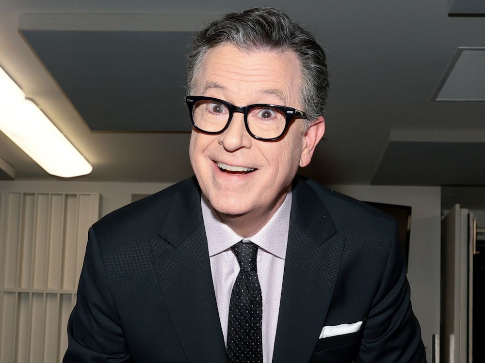 Am Donnerstag präsentierte Stephen Colbert ein letztes Mal seine „Late Show“. (Bild: Getty Images / Dimitrios Kambouris)