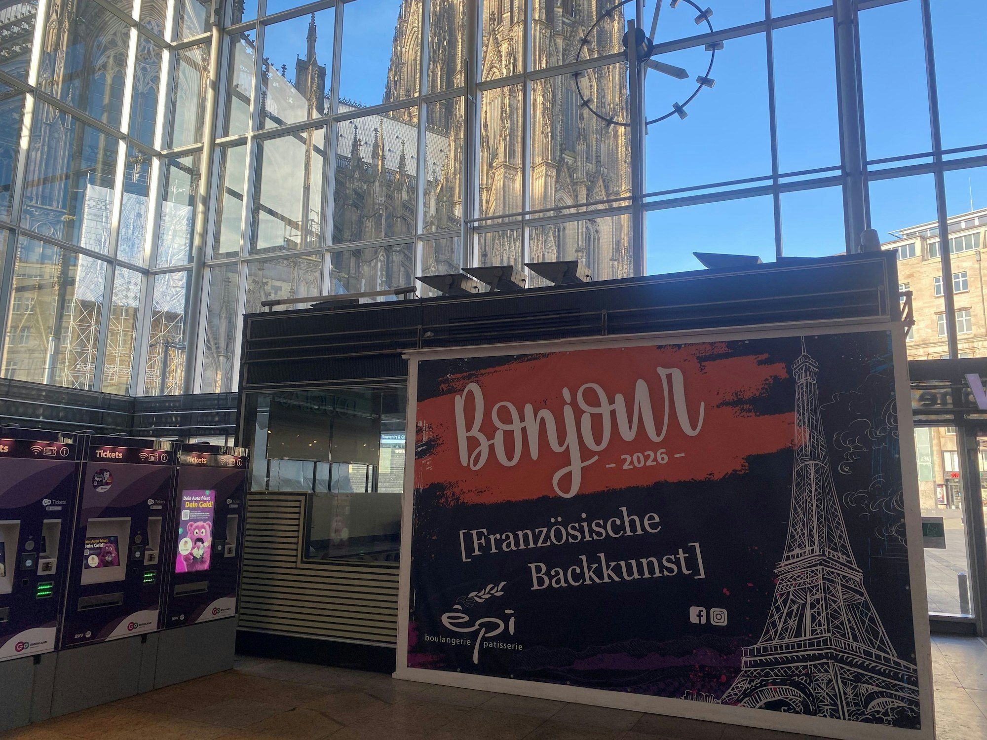 Ladenlokal im Kölner Hauptbahnhof