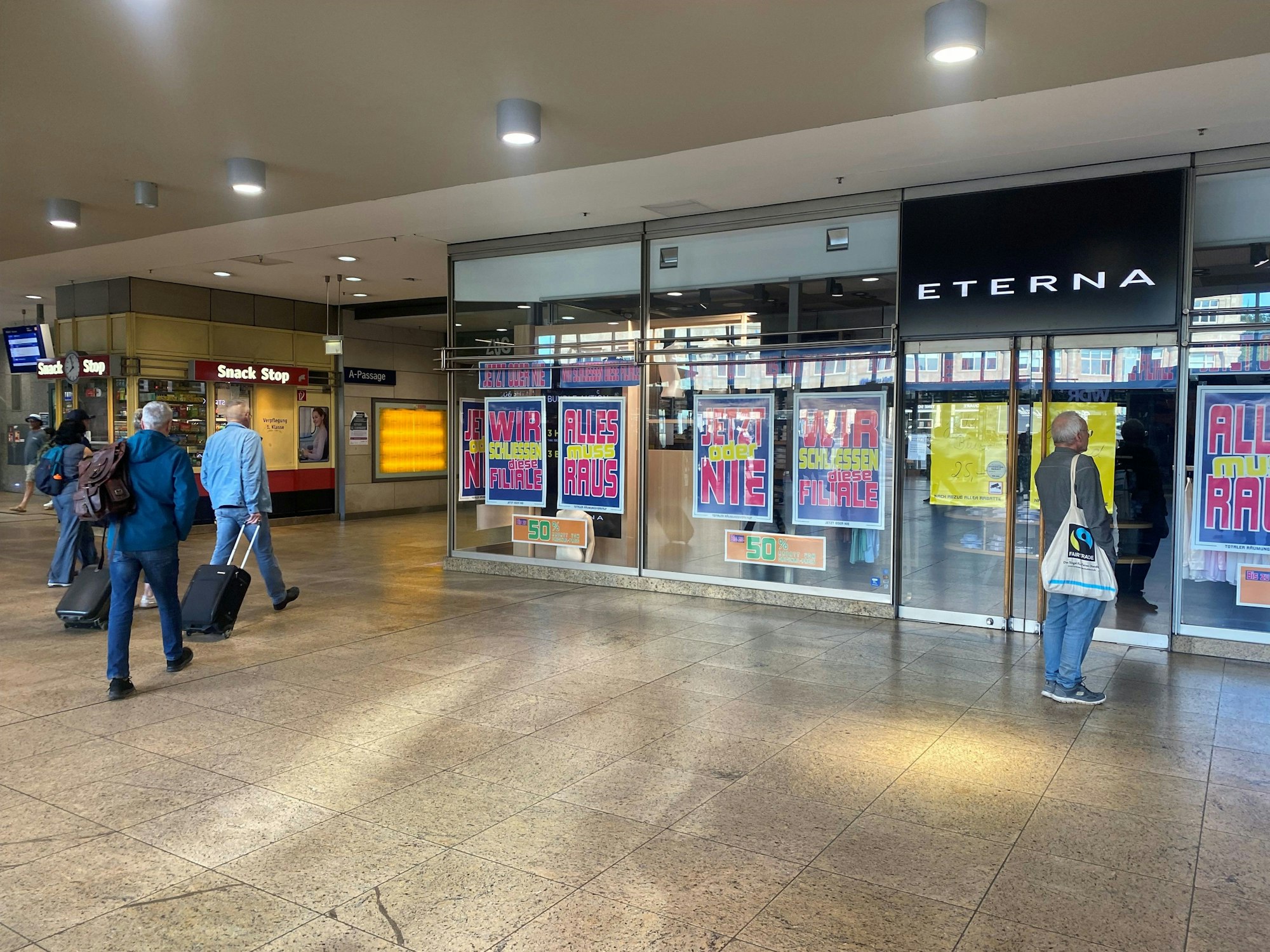 Ladenlokal im Hauptbahnhof