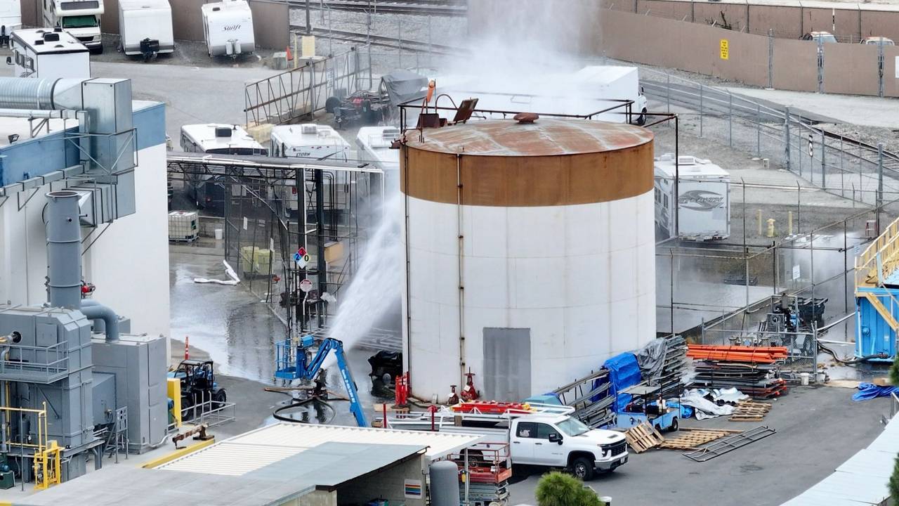 Lagertank Notfall in Kalifornien
