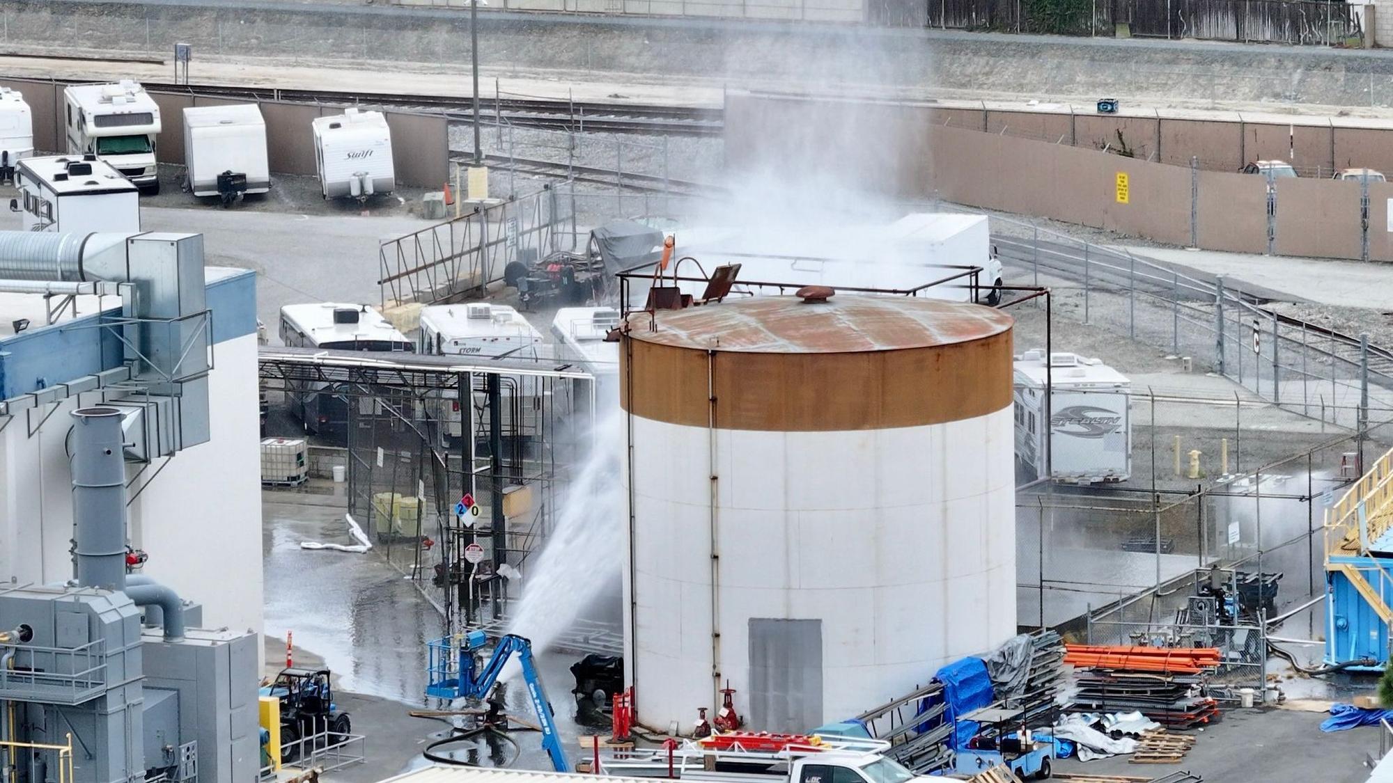 Lagertank Notfall in Kalifornien