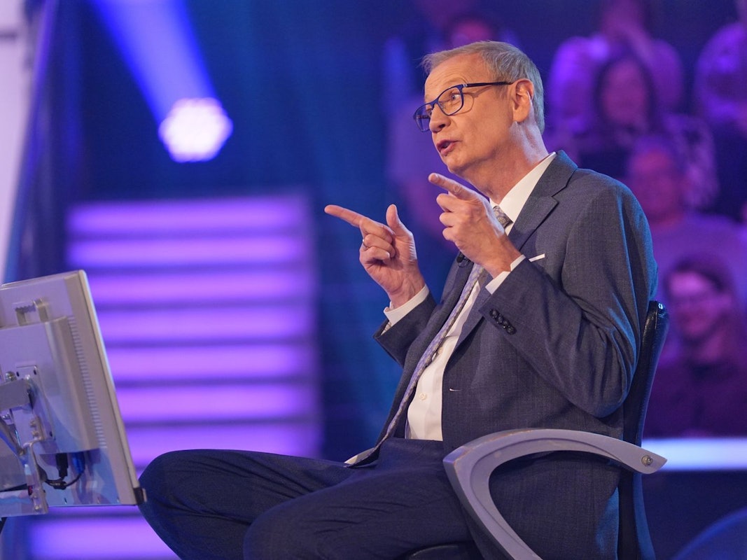 Für Quizmaster Günther Jauch wurde das „Zocker-Special“ von „Wer wird Millionär“ (RTL) mitunter zur Nervenprobe. (Bild: RTL/Stefan Gregorowius)